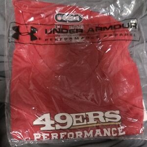 Under Armour Red 49ers Performance Tee